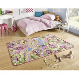 Hanse Home Dětský kusový koberec Play 102378 růžová 90x200 cm