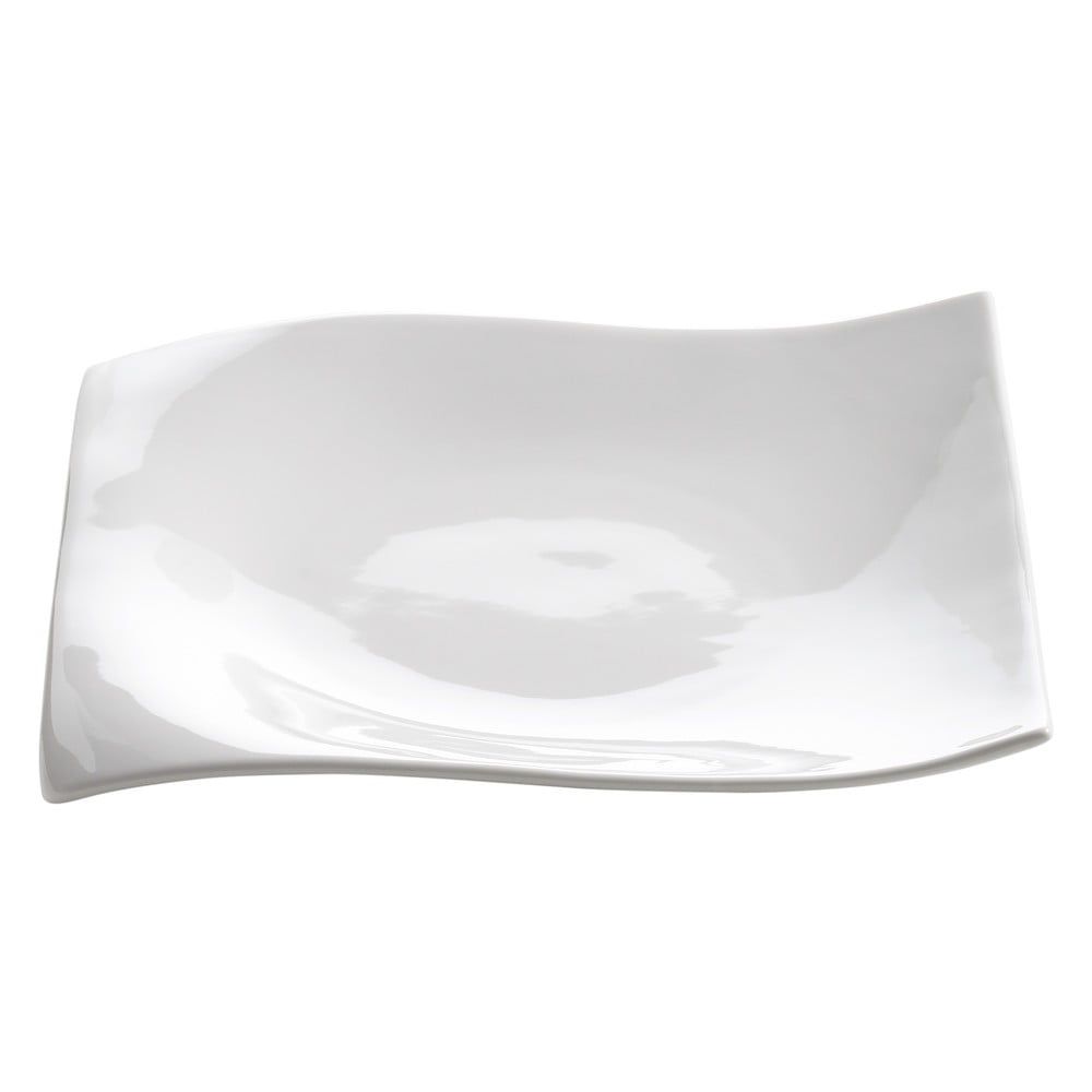 Bílý porcelánový dezertní talíř Maxwell & Williams Motion, 18 x 18 cm - Bonami.cz