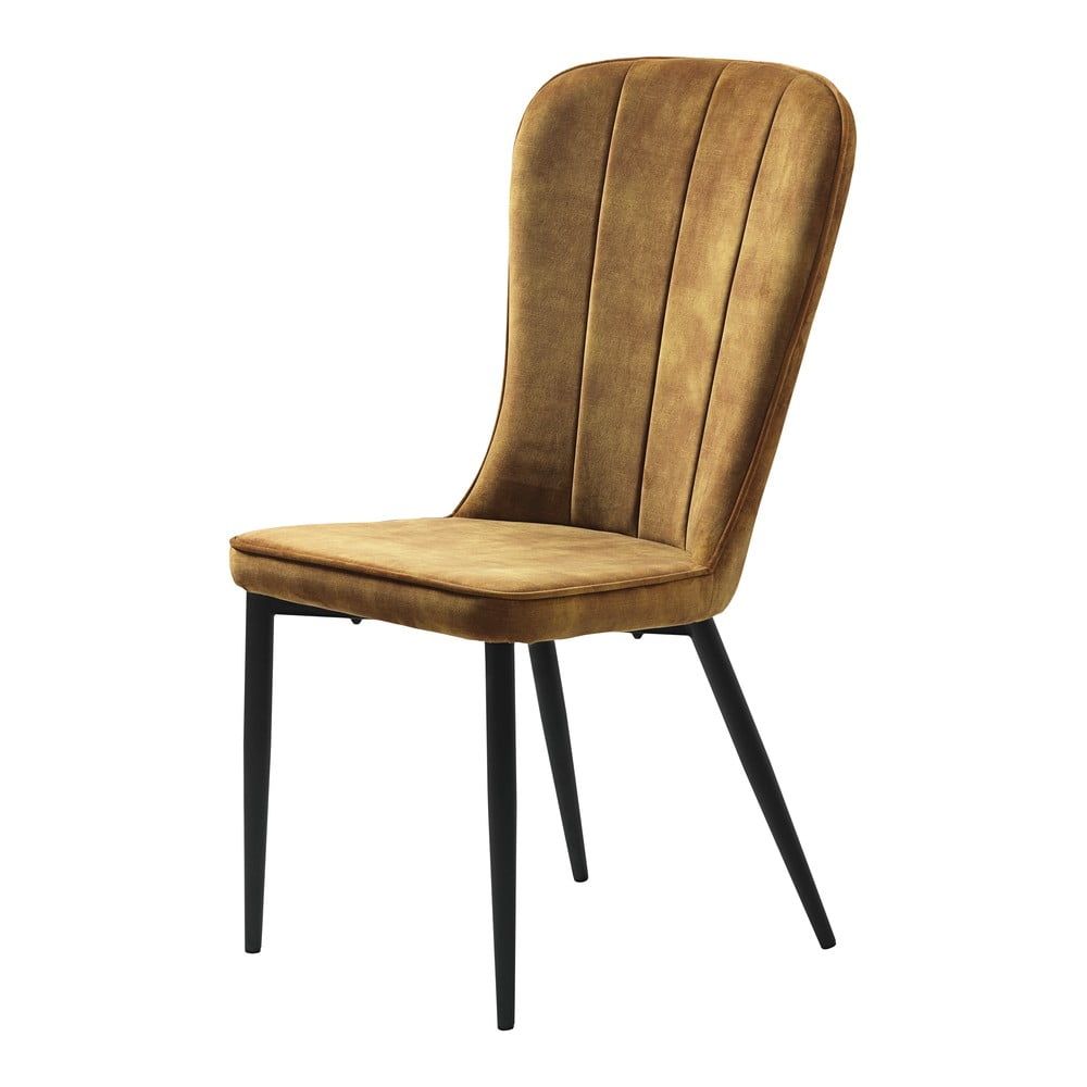 Žlutá jídelní židle Unique Furniture Hudson - Bonami.cz