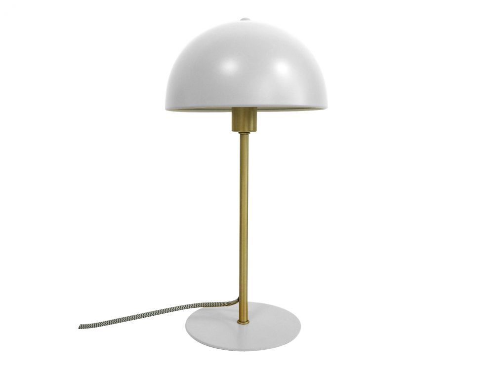 Select Time Bílá kovová stolní lampa Mush PT_LM1763 - MUJ HOUSE.cz