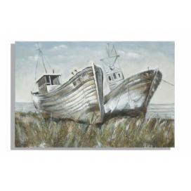 Ručně malovaný obraz Mauro Ferretti Boats Rest, 120x3,7x80 cm MUJ HOUSE.cz