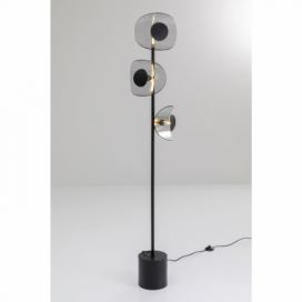 Stojací lampa Mariposa - kouřově černá, 160cm