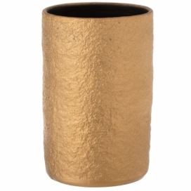 Zlatá keramická váza J-line Gatsby S