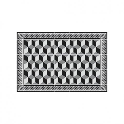 Atmosphera Vinylový koberec MOSAIQ, černý, 50 x 75 cm EDAXO.CZ s.r.o.