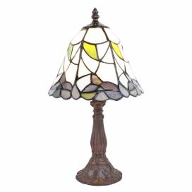 Barevná stolní lampa Tiffany Eby - Ø 15*32 cm E14/max 1*25W Clayre & Eef
