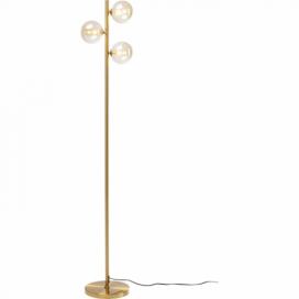 Stojací lampa Three Balls - zlatá, 160cm