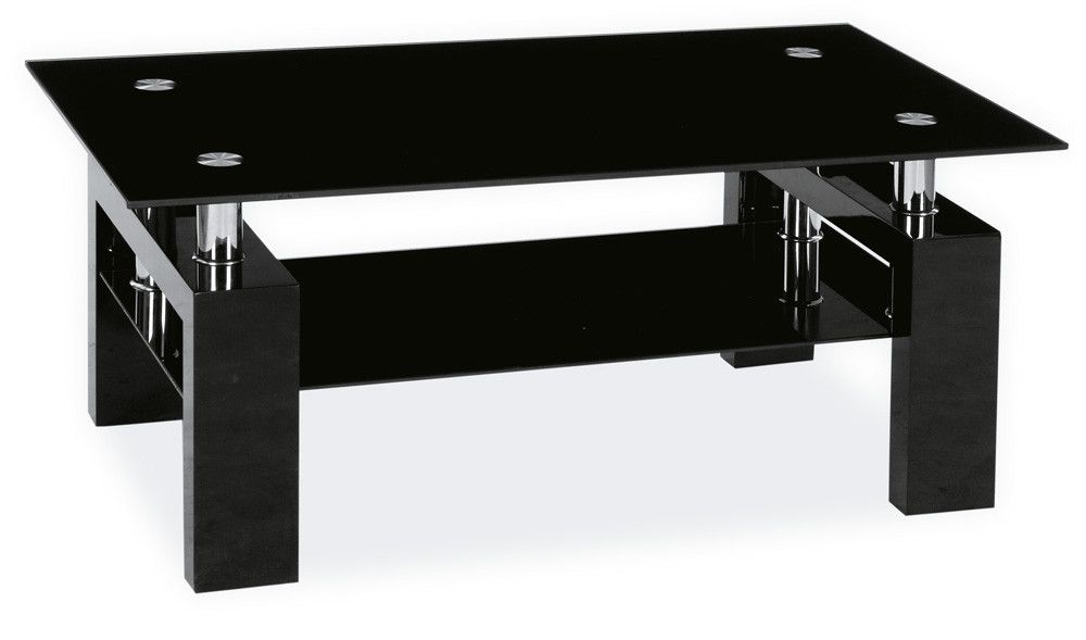 Casarredo Konferenční stolek LISA II - černý lak - ATAN Nábytek