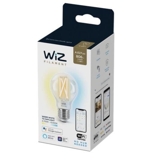 WiZ 871869978715801 LED EEK2021 E A G E27 7 W = 60 W ovládání přes mobilní aplikaci 1 ks - Svítidla FEIM