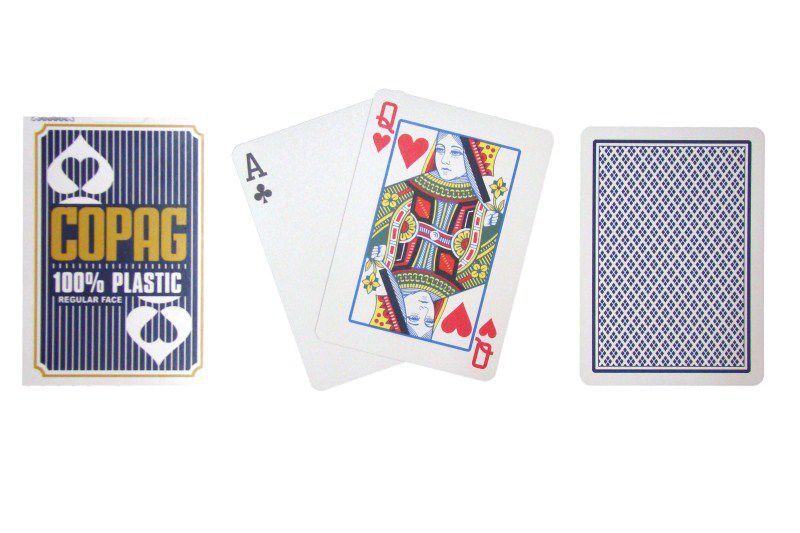 Copag Regular Poker karty 2 rohy modré - Kokiskashop.cz