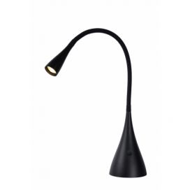 Lucide 18656/03/30 LED stolní lampička Zozy 1x4W | 250lm | 3000K - černá, třífázově stmivatelná