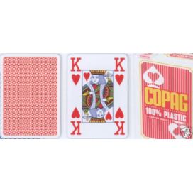 Copag Jumbo Poker karty 4 rohy Red