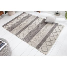 LuxD Designový koberec Rebecca 240 x 160 cm šedý