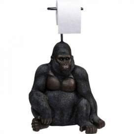 Stojan na toaletní papír Gorila - černý 51cm
