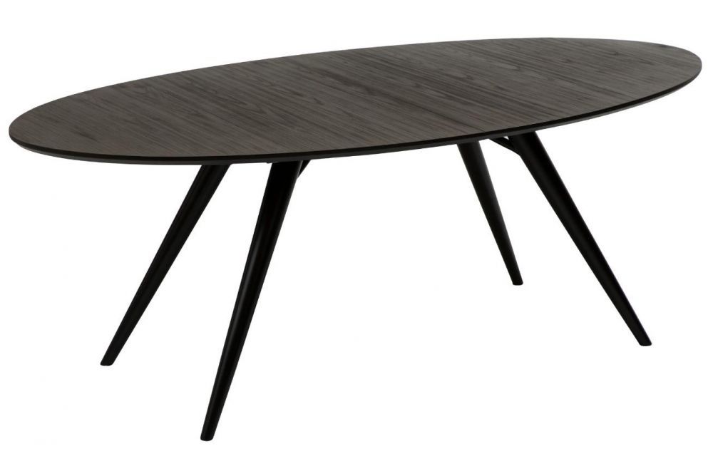 ​​​​​Dan-Form Hnědo šedý dřevěný rozkládací jídelní stůl DAN-FORM Eclipse 200-300 x 110 cm - Designovynabytek.cz