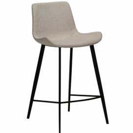 Dan-Form Pískově hnědá látková barová židle DanForm Hype 65 cm
