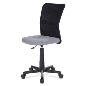 Autronic - Kancelářská židle, šedá mesh, plastový kříž, síťovina černá - KA-2325 GREY - Favi.cz