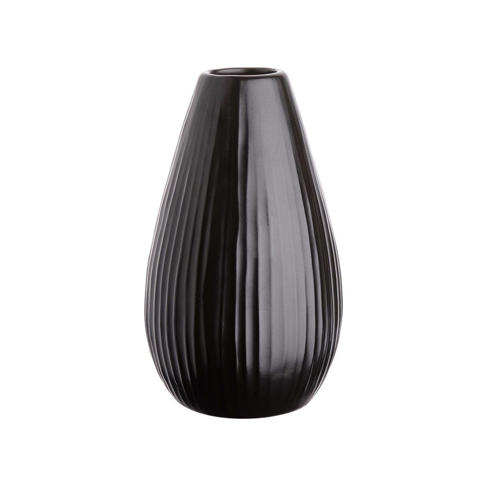 RIFFLE Váza 15,5 cm - černá - Butlers.cz