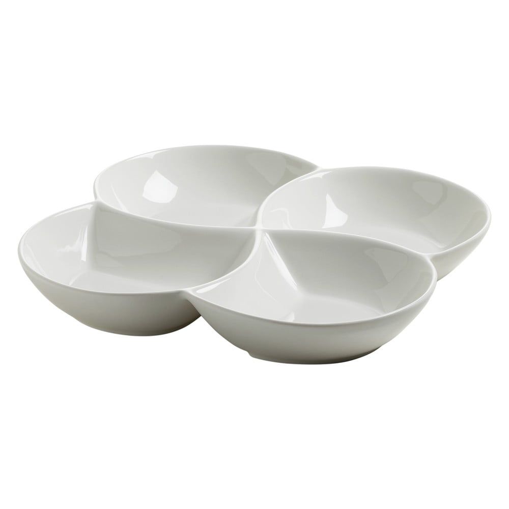 Bílá porcelánová čtyřdílná miska Maxwell & Williams Basic, 26,5 x 26,5 cm - Bonami.cz