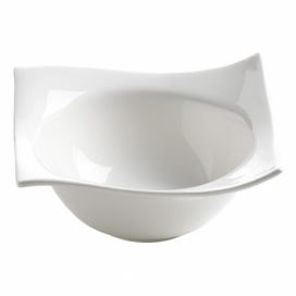 Bílý hluboký  porcelánový talíř Motion – Maxwell & Williams