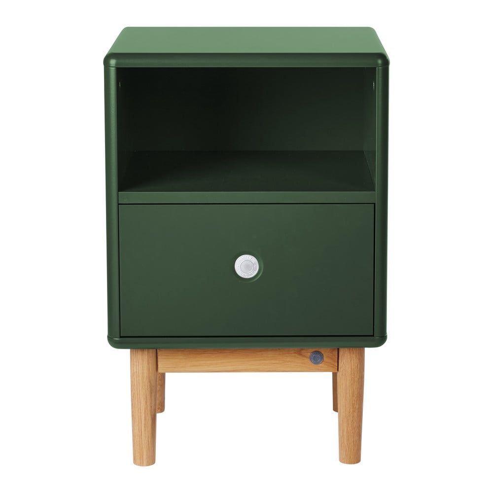 Tmavě zelený noční stolek Color Box – Tom Tailor - Bonami.cz