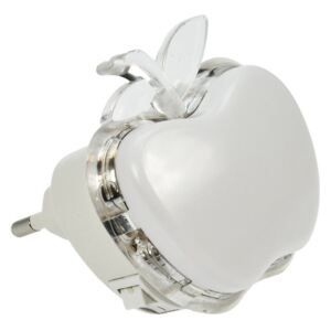 SOLIGHT LED orientační lampička Jablko 0,5W/230V/RGB bílá - Favi.cz