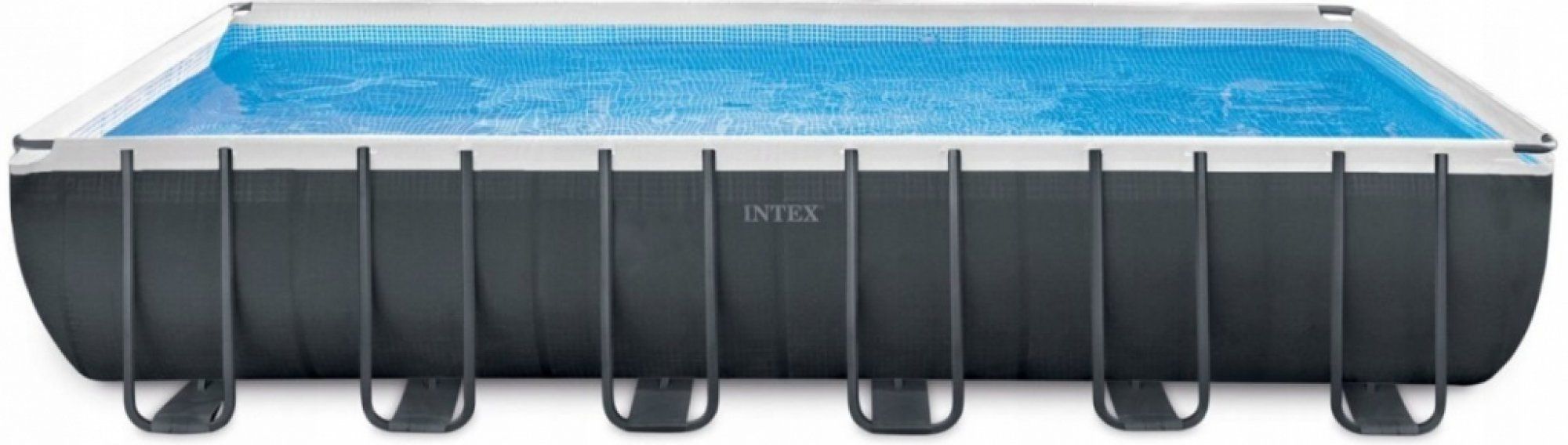 INTEX bazén Rectangular Ultra Frame XTR set, 732x366x132 cm s pískovou filtrací, solinátorem a příslušenstvím - moderninakup.cz