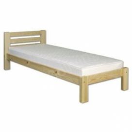Drewmax Dřevěná postel 80x200 LK127 borovice