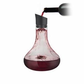 BLOMUS Karafa na víno skleněná kouřová 2L alpha