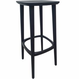 Pedrali Černá jasanová barová židle BABILA 2706 75 cm