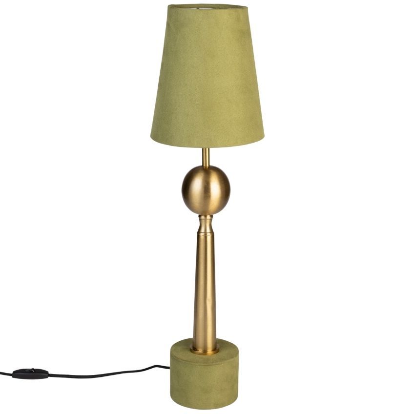 Zelená látková stolní lampa Bold Monkey Trophy For Your Goal - Designovynabytek.cz