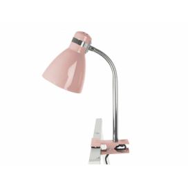 Select Time Světle růžová kovová stolní lampa Learn s klipem PT_LM1980PI
