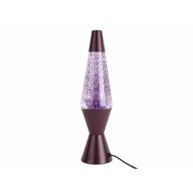 Select Time Tmavě fialová stolní lampa Soln s glitry PT_LM1921PU
