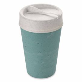 Koziol Hrnek na kávu s sebou ISO TO GO, 400 ml, modrý