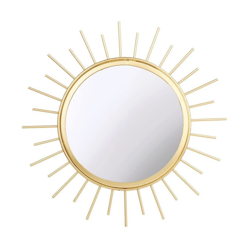 Kulaté zrcadlo zlaté barvy Sass & Belle Monochrome, ø 24 cm - Bonami.cz