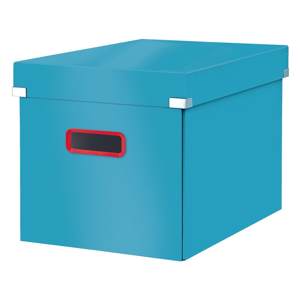 Žlutý kartonový úložný box s víkem 32x36x31 cm Click&Store – Leitz - Bonami.cz