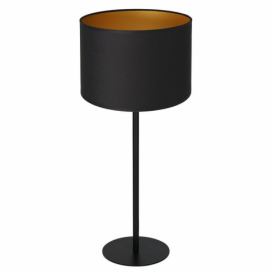  Stolní lampa ARDEN 1xE27/60W/230V pr. 25 cm fialová/zlatá 