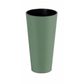 Prosperplast Květináč Tubus Slim zelený, varianta 20 cm