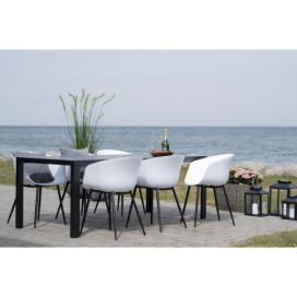 Norddan Designová jídelní židle Erika bílá - Skladem