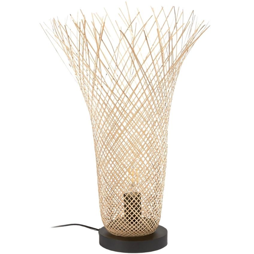 Bambusová stolní lampa Kave Home Citalli - Designovynabytek.cz