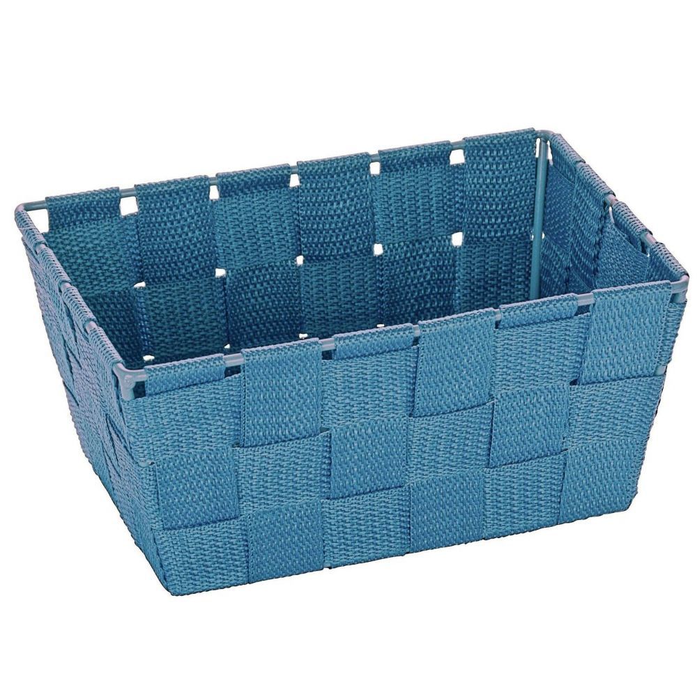 Úložný košík v modré barvě, ADRIA, 19 x 9 x 14 cm, WENKO - EDAXO.CZ s.r.o.