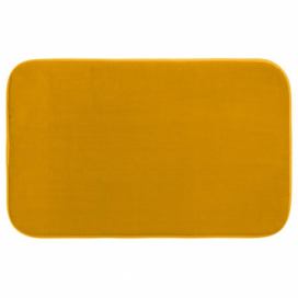 5five Simply Smart Předložka do koupelny TAPIS MEMOI FORME, 80x50 cm, žlutá