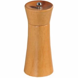 Ruční mlýnek na pepř, kaučukové dřevo, O 5,8 x 14 cm, KESPER