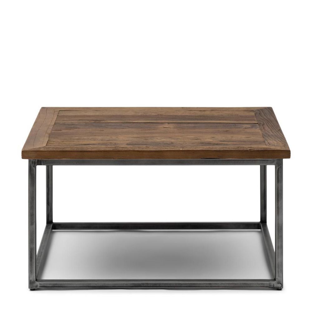 Masivní konferenční stolek Rivièra Maison Verona z jilmového dřeva, 70x70 cm - MUJ HOUSE.cz