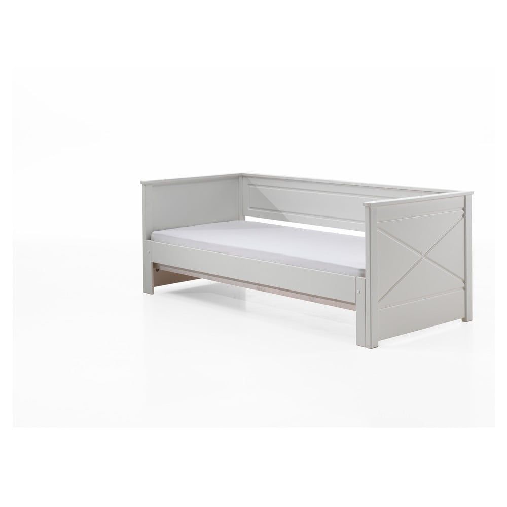 Bílá dětská postel s výsuvným lůžkem 180x200/90x200 cm PINO – Vipack - Bonami.cz