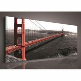 Obraz na plátně Golden Gate Bridge 103O3, 45 x 145 cm, IMPOL TRADE