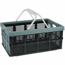 Storagesolutions Krabice, organizér do kufru, 35 x 24 x 49 cm, zelená