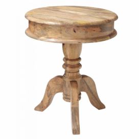 Odkládací stolek Devi 50x60x50 z mangového dřeva
