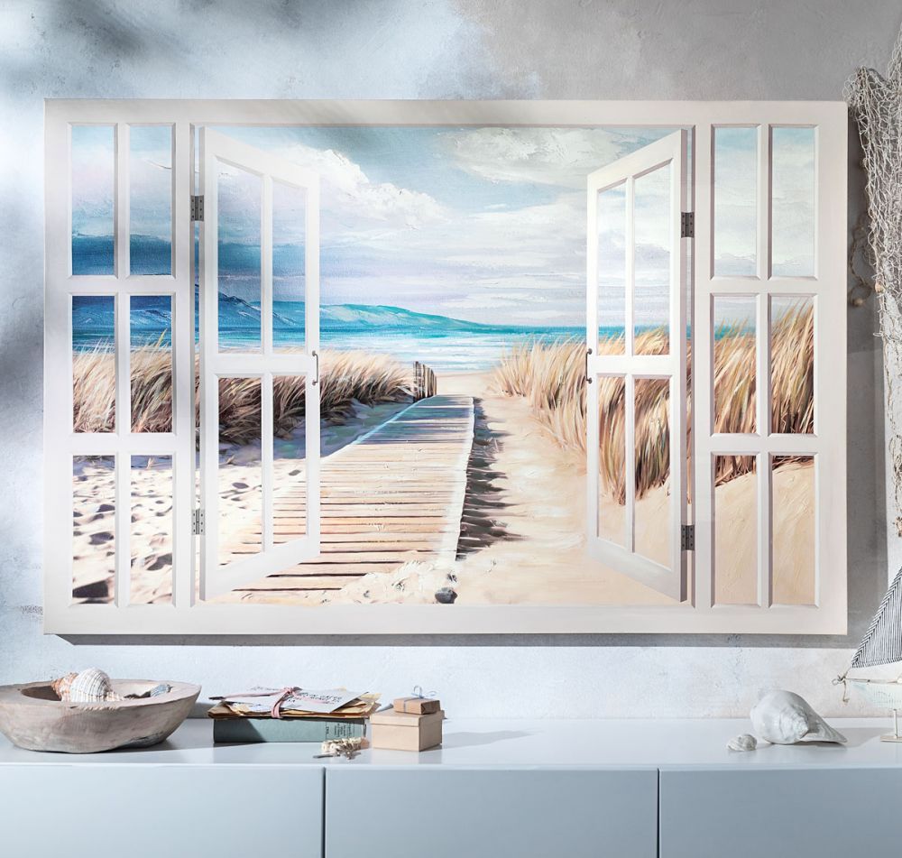 Weltbild Obraz Výhled na moře, 120 x 80 cm - Velký Košík