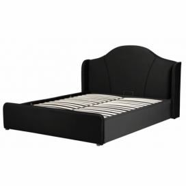Hector Čalouněná postel Sunrest II 160x200 černá