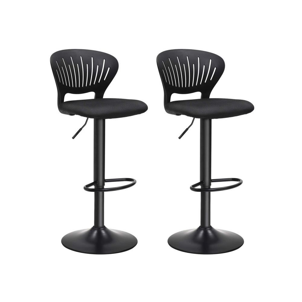 Aldo Designové barové židle dva kusy LJB black - Nábytek ALDO